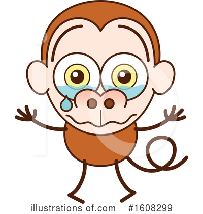 Royalty-Free (RF) Monkey Clipart Illustration by Zooco - Stock Sample #1608299