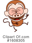 Monkey Clipart #1608305 by Zooco