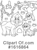 Monkey Clipart #1616864 by visekart