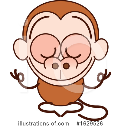 Royalty-Free (RF) Monkey Clipart Illustration by Zooco - Stock Sample #1629526