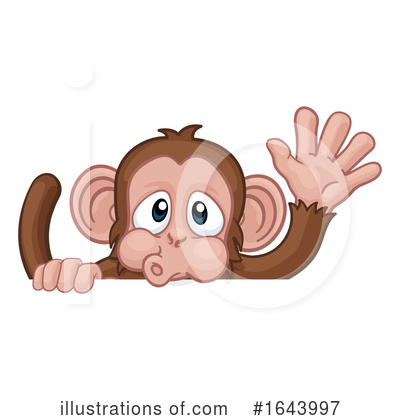 Royalty-Free (RF) Monkey Clipart Illustration by AtStockIllustration - Stock Sample #1643997