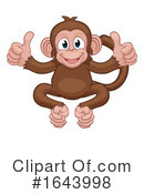 Monkey Clipart #1643998 by AtStockIllustration