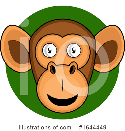 Royalty-Free (RF) Monkey Clipart Illustration by Morphart Creations - Stock Sample #1644449