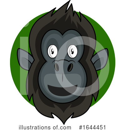 Gorilla Clipart #1644451 by Morphart Creations