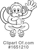 Monkey Clipart #1651210 by AtStockIllustration