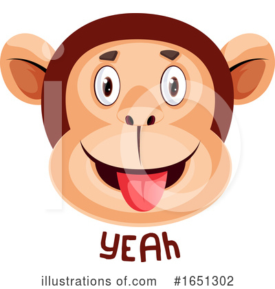 Royalty-Free (RF) Monkey Clipart Illustration by Morphart Creations - Stock Sample #1651302