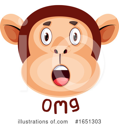 Royalty-Free (RF) Monkey Clipart Illustration by Morphart Creations - Stock Sample #1651303