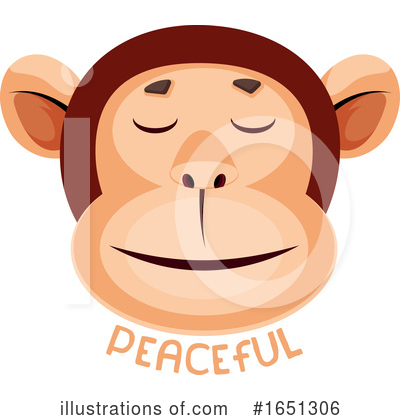 Royalty-Free (RF) Monkey Clipart Illustration by Morphart Creations - Stock Sample #1651306