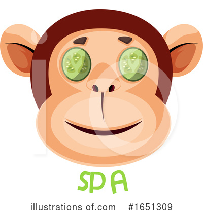 Royalty-Free (RF) Monkey Clipart Illustration by Morphart Creations - Stock Sample #1651309