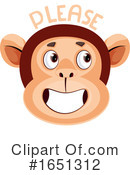 Monkey Clipart #1651312 by Morphart Creations