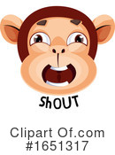 Monkey Clipart #1651317 by Morphart Creations