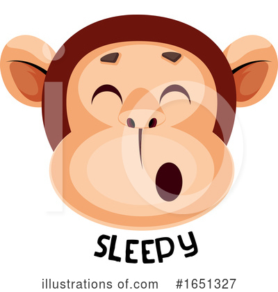 Royalty-Free (RF) Monkey Clipart Illustration by Morphart Creations - Stock Sample #1651327