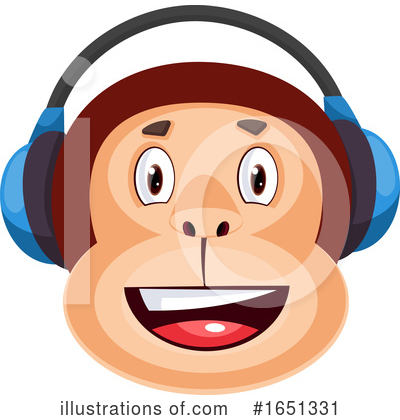 Royalty-Free (RF) Monkey Clipart Illustration by Morphart Creations - Stock Sample #1651331