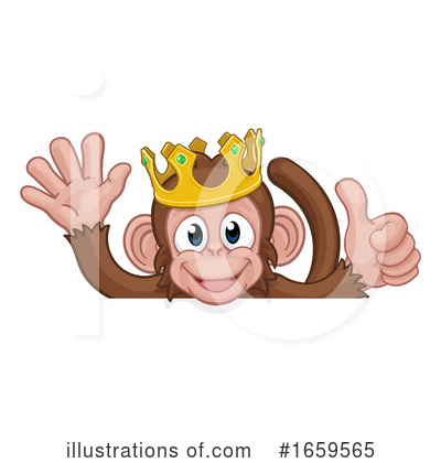 Royalty-Free (RF) Monkey Clipart Illustration by AtStockIllustration - Stock Sample #1659565