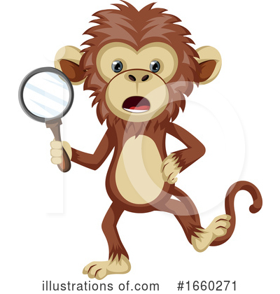 Royalty-Free (RF) Monkey Clipart Illustration by Morphart Creations - Stock Sample #1660271
