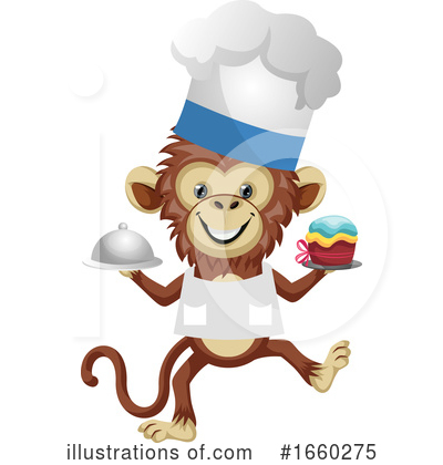 Royalty-Free (RF) Monkey Clipart Illustration by Morphart Creations - Stock Sample #1660275