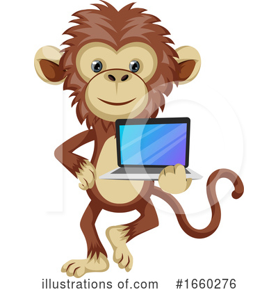 Royalty-Free (RF) Monkey Clipart Illustration by Morphart Creations - Stock Sample #1660276