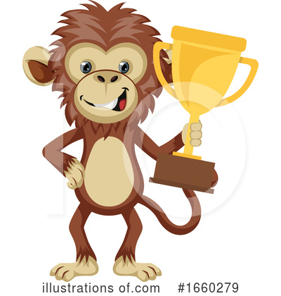 Royalty-Free (RF) Monkey Clipart Illustration by Morphart Creations - Stock Sample #1660279
