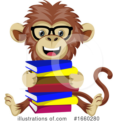 Royalty-Free (RF) Monkey Clipart Illustration by Morphart Creations - Stock Sample #1660280