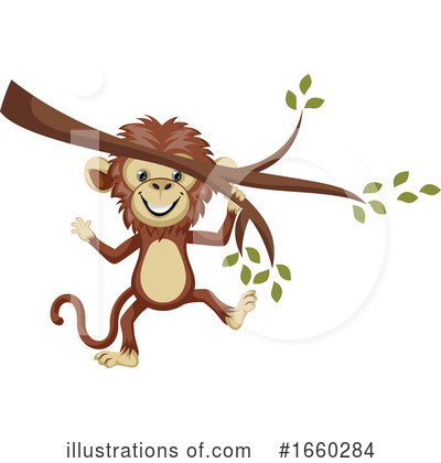 Royalty-Free (RF) Monkey Clipart Illustration by Morphart Creations - Stock Sample #1660284