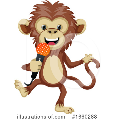 Royalty-Free (RF) Monkey Clipart Illustration by Morphart Creations - Stock Sample #1660288