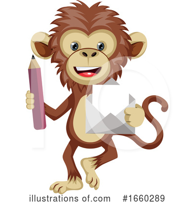 Royalty-Free (RF) Monkey Clipart Illustration by Morphart Creations - Stock Sample #1660289