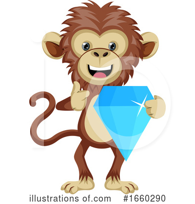 Royalty-Free (RF) Monkey Clipart Illustration by Morphart Creations - Stock Sample #1660290