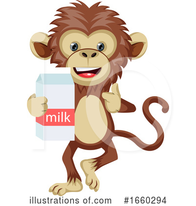 Royalty-Free (RF) Monkey Clipart Illustration by Morphart Creations - Stock Sample #1660294
