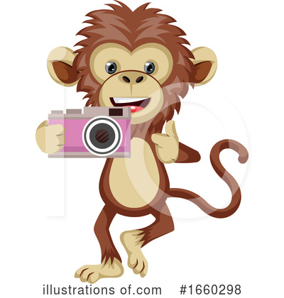 Royalty-Free (RF) Monkey Clipart Illustration by Morphart Creations - Stock Sample #1660298