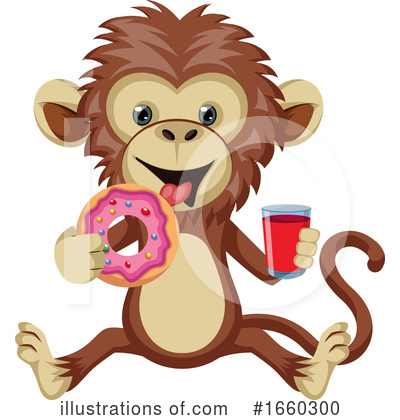 Royalty-Free (RF) Monkey Clipart Illustration by Morphart Creations - Stock Sample #1660300