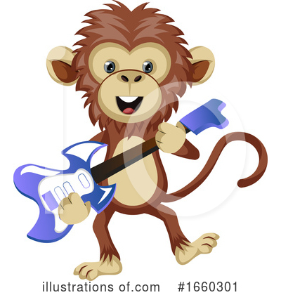 Royalty-Free (RF) Monkey Clipart Illustration by Morphart Creations - Stock Sample #1660301