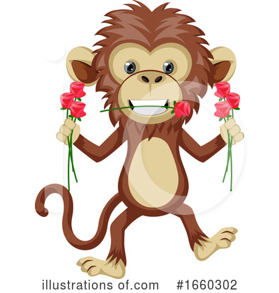 Royalty-Free (RF) Monkey Clipart Illustration by Morphart Creations - Stock Sample #1660302