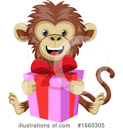 Royalty-Free (RF) Monkey Clipart Illustration by Morphart Creations - Stock Sample #1660305
