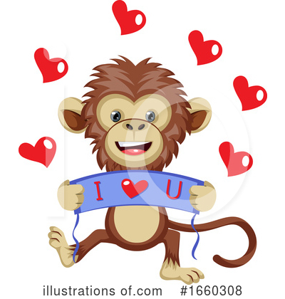 Royalty-Free (RF) Monkey Clipart Illustration by Morphart Creations - Stock Sample #1660308
