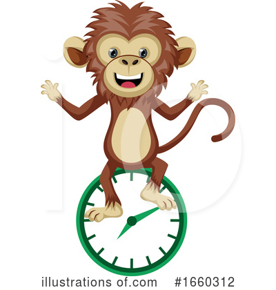 Royalty-Free (RF) Monkey Clipart Illustration by Morphart Creations - Stock Sample #1660312