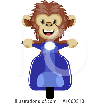 Royalty-Free (RF) Monkey Clipart Illustration by Morphart Creations - Stock Sample #1660313