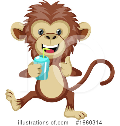 Royalty-Free (RF) Monkey Clipart Illustration by Morphart Creations - Stock Sample #1660314