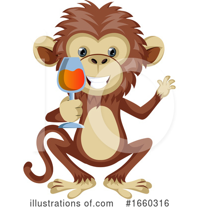 Royalty-Free (RF) Monkey Clipart Illustration by Morphart Creations - Stock Sample #1660316
