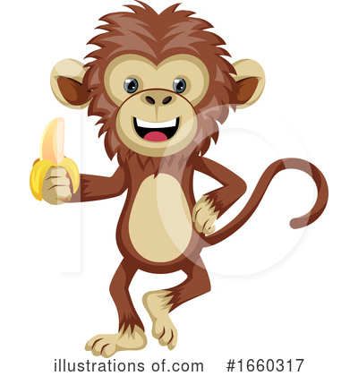 Royalty-Free (RF) Monkey Clipart Illustration by Morphart Creations - Stock Sample #1660317