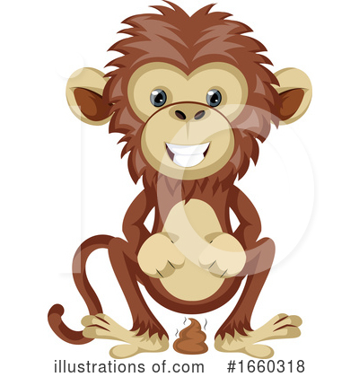 Royalty-Free (RF) Monkey Clipart Illustration by Morphart Creations - Stock Sample #1660318
