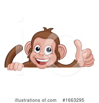 Royalty-Free (RF) Monkey Clipart Illustration by AtStockIllustration - Stock Sample #1663295