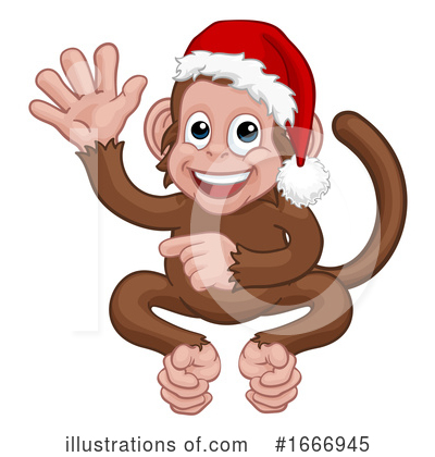 Royalty-Free (RF) Monkey Clipart Illustration by AtStockIllustration - Stock Sample #1666945