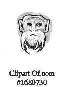 Monkey Clipart #1680730 by patrimonio