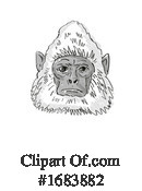 Monkey Clipart #1683882 by patrimonio
