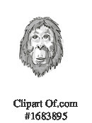 Monkey Clipart #1683895 by patrimonio