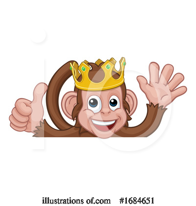 Royalty-Free (RF) Monkey Clipart Illustration by AtStockIllustration - Stock Sample #1684651