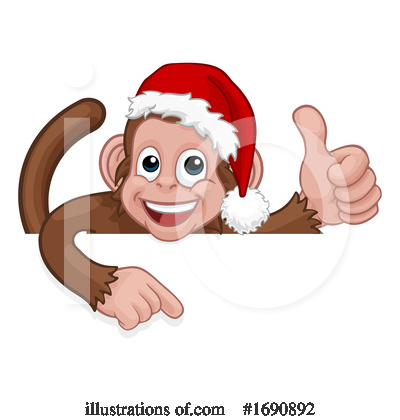 Royalty-Free (RF) Monkey Clipart Illustration by AtStockIllustration - Stock Sample #1690892