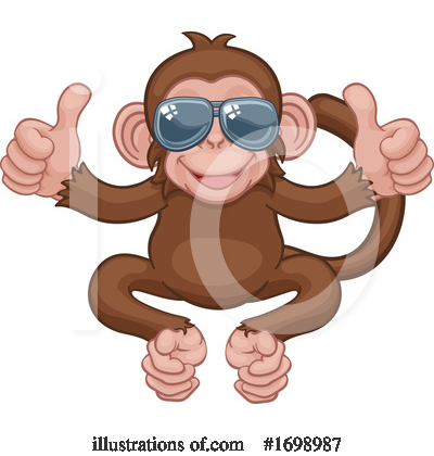 Royalty-Free (RF) Monkey Clipart Illustration by AtStockIllustration - Stock Sample #1698987