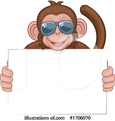 Royalty-Free (RF) Monkey Clipart Illustration by AtStockIllustration - Stock Sample #1706070