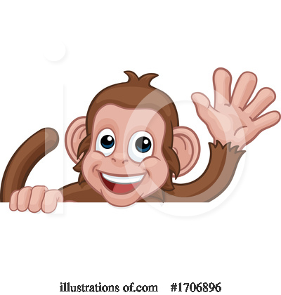 Royalty-Free (RF) Monkey Clipart Illustration by AtStockIllustration - Stock Sample #1706896